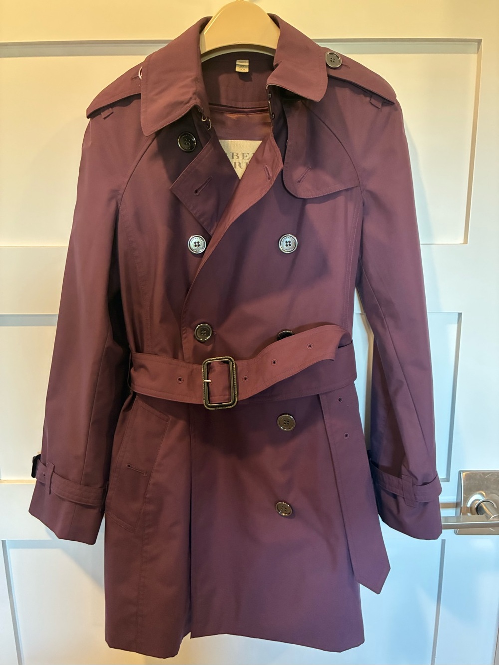 Burberry Brit Plum Purple Jacket
